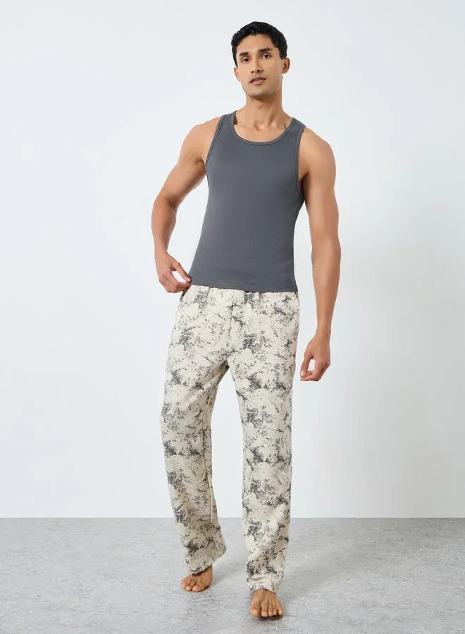 Styli Pack of 2 - Men Cotton Ribbed Vest